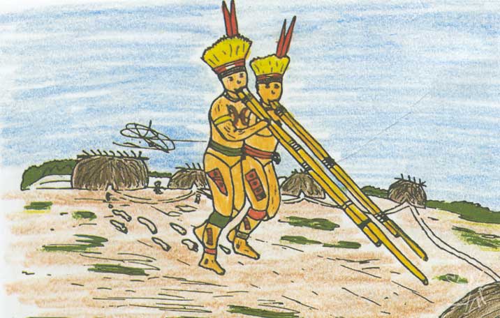 Desenho: Kanawajuri Kamajura, 1998 Desenho: Kanawajuri Kamajura, 1998